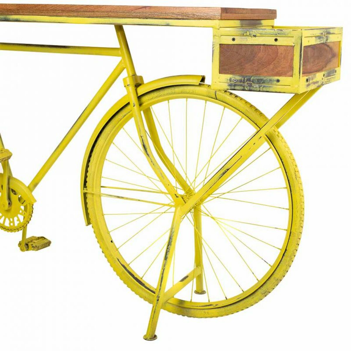 Mottagare Alexandra House Living Bike Gul 46 x 93 x 187 cm - 7