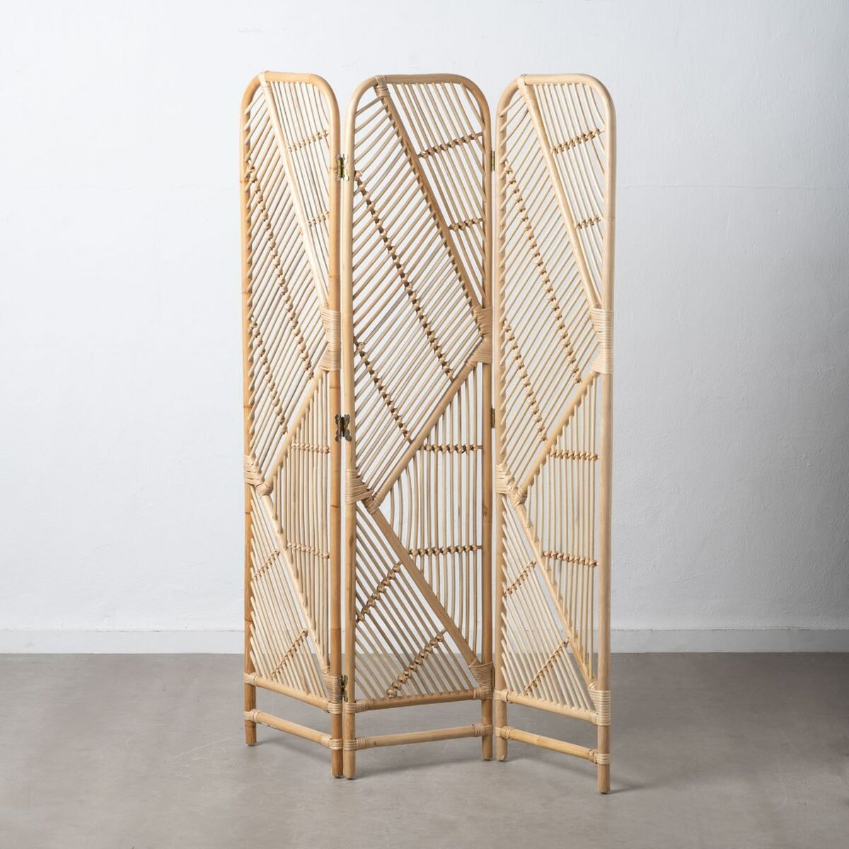 Skärm Naturell Rattan 120 x 4 x 168,5 cm - 2