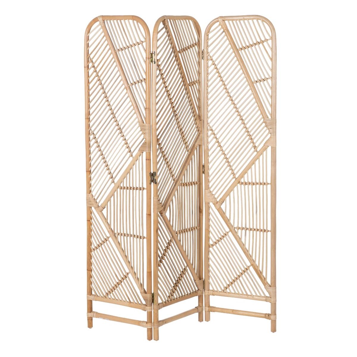 Skärm Naturell Rattan 120 x 4 x 168,5 cm