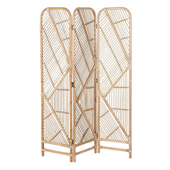 Skärm Naturell Rattan 120 x 4 x 168,5 cm