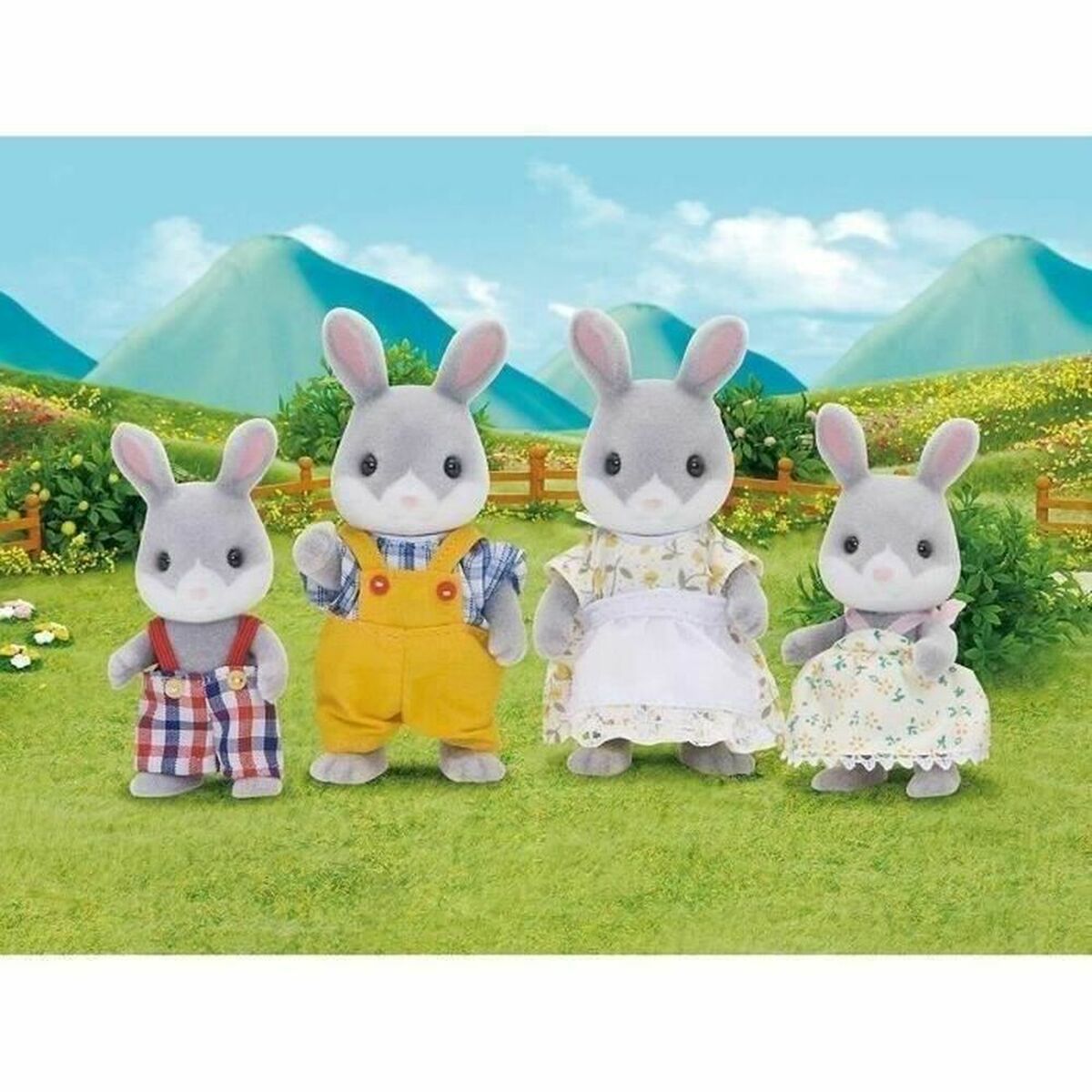 Dockset Sylvanian Families Family Gray Rabbit - 3