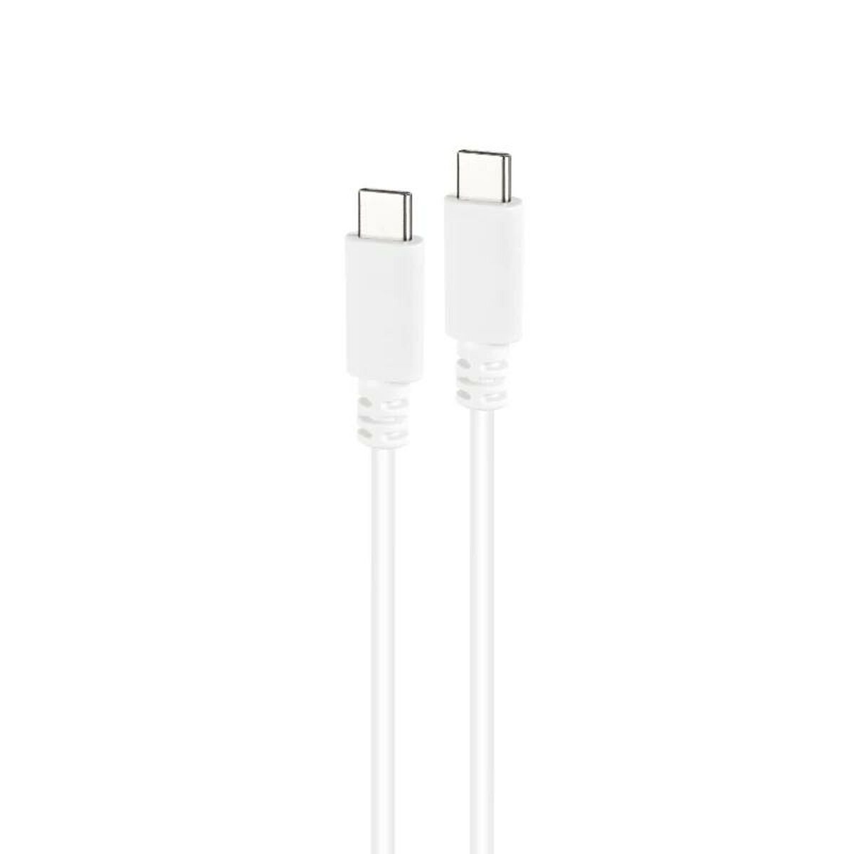 USB-C-kabel NANOCABLE 10.01.2301-L150-W Vit 1,5 m - 2