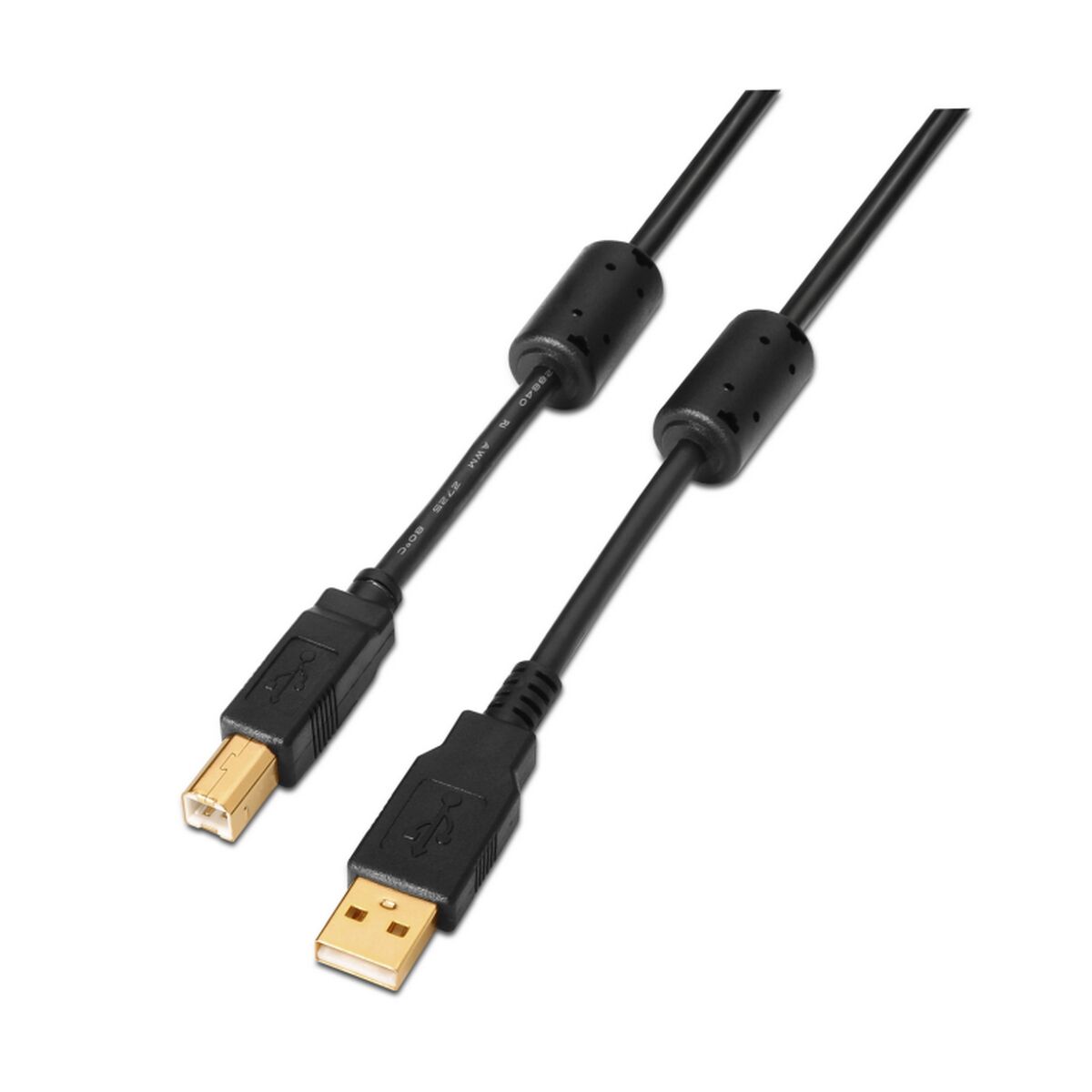 USB 2.0 A till USB B Kabel Aisens A101-0010 Svart 3 m (1 antal)