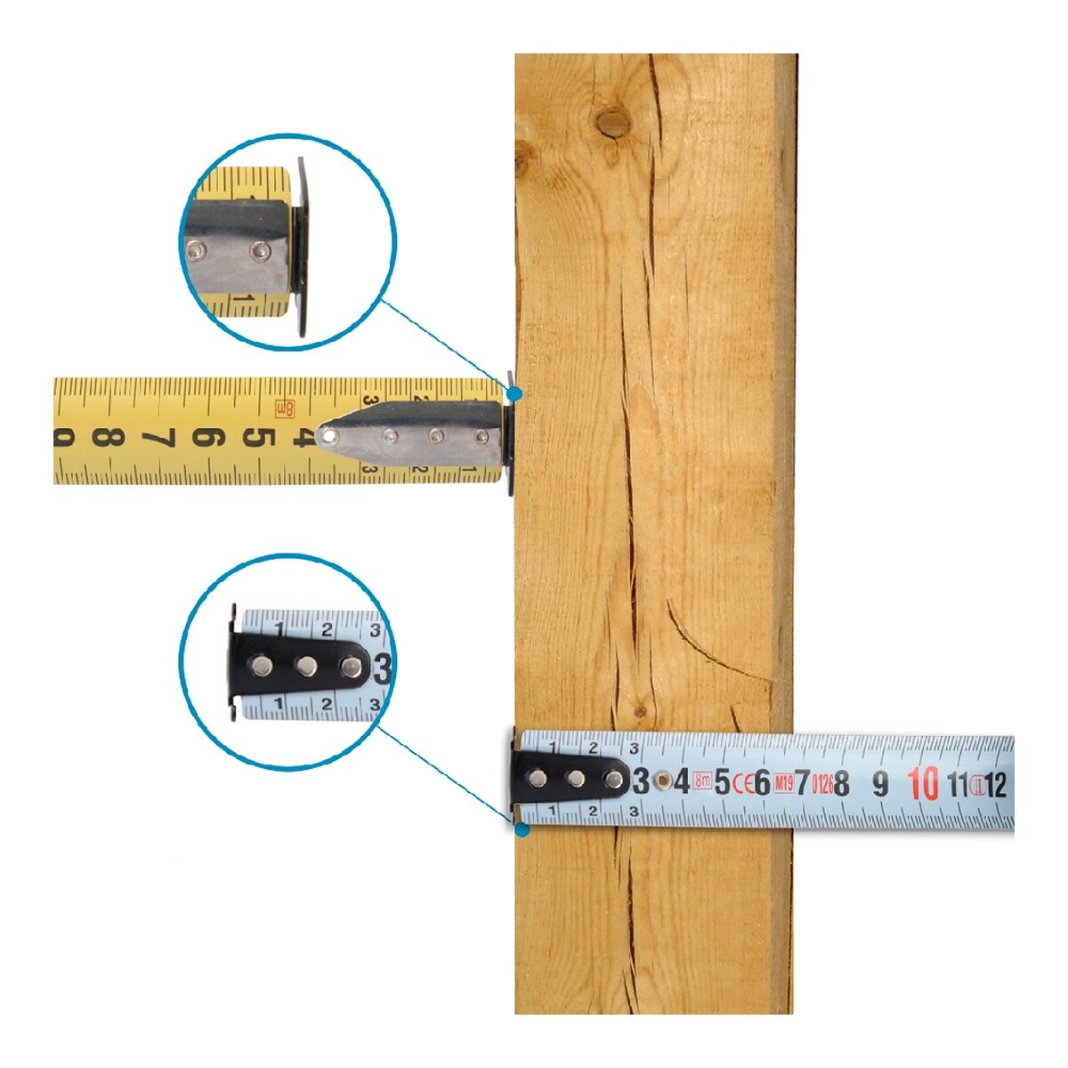 Flexometer Ferrestock HQ 8 m x 25 mm Nylon - 11