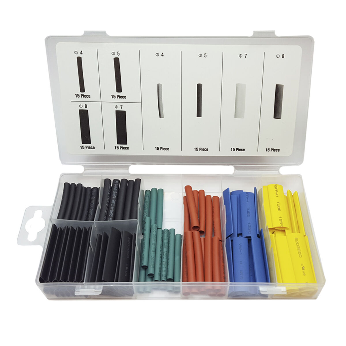 Värmekrympslangsats Bensontools 120 Delar - 2