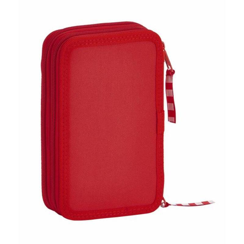 Dubbelt pennfodral Real Sporting de Gijón Röd 12.5 x 19.5 x 4 cm (28 Delar) - 7