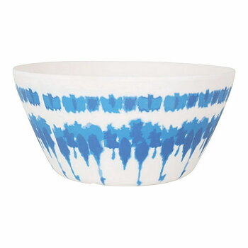 Salladsskål Santa Clara Tie-Dye Blå Vit Melamin (24 antal)