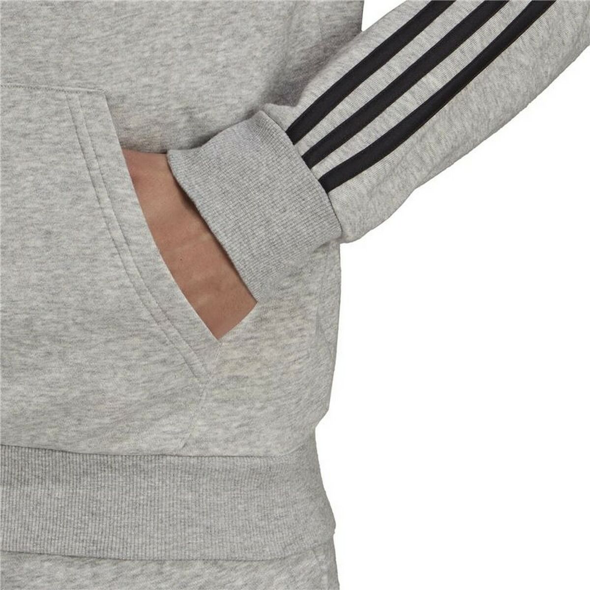 Tröja med huva Herr Adidas X Star Wars: The Mandalorian Ljusgrå - 6