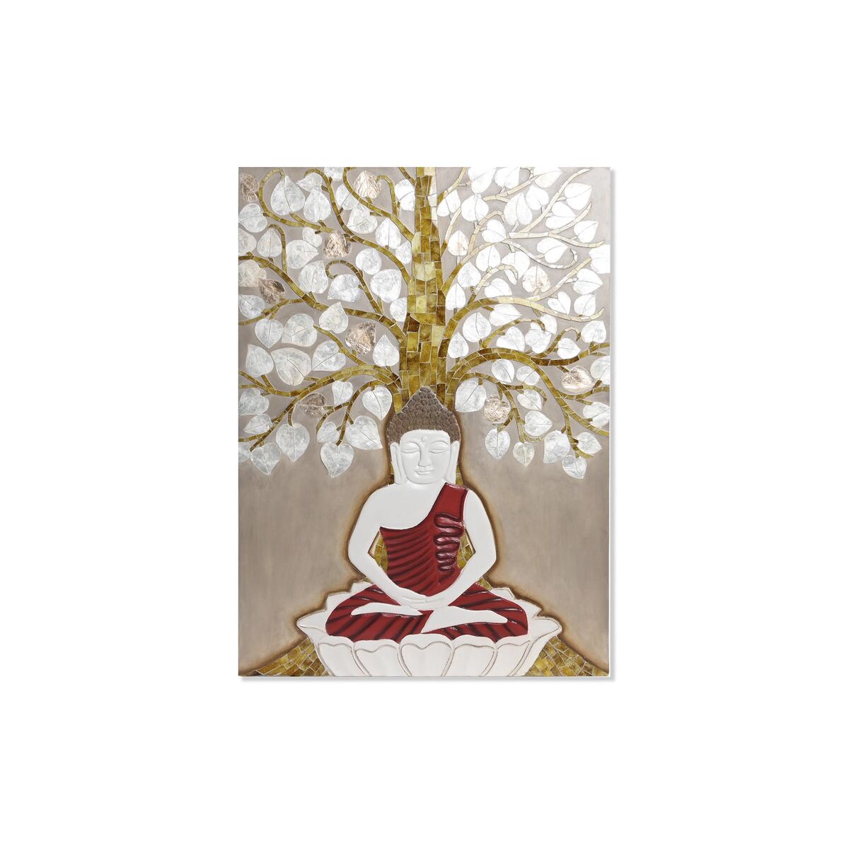 Väggdekoration DKD Home Decor Beige Gyllene 70 x 4 x 100 cm - 5
