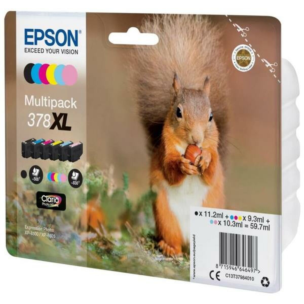 Patron Kompatibel Epson 378XL Multicolour - 2