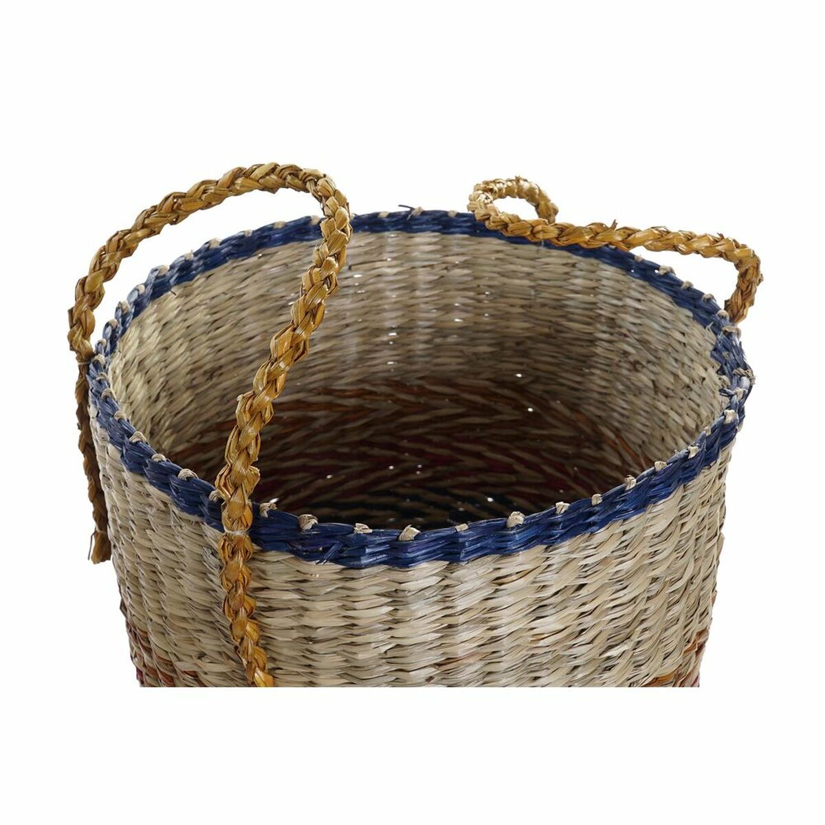 Korg - set DKD Home Decor Orange Grön Sjögräs (35 x 22 x 46 cm) (2 pcs) - 4