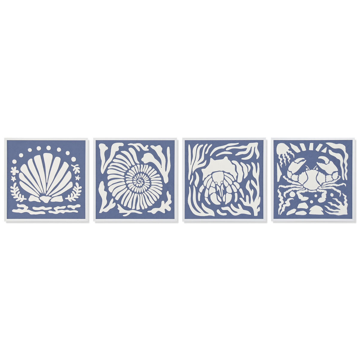 Tavla Home ESPRIT Papper polystyren 50 x 3 x 50 cm (4 antal)