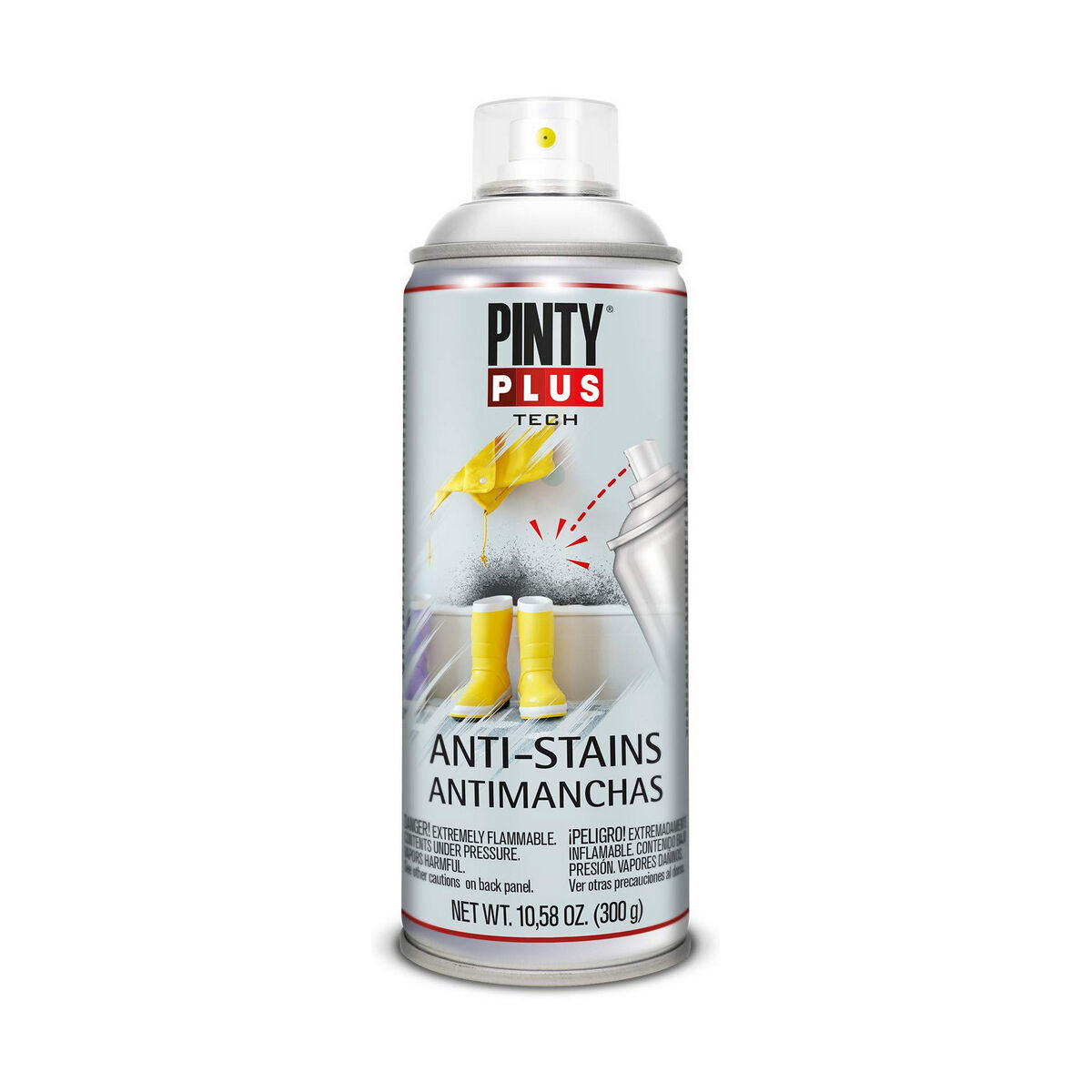 Sprejfärg Pintyplus Tech X101 400 ml Anti-fläckar Vit