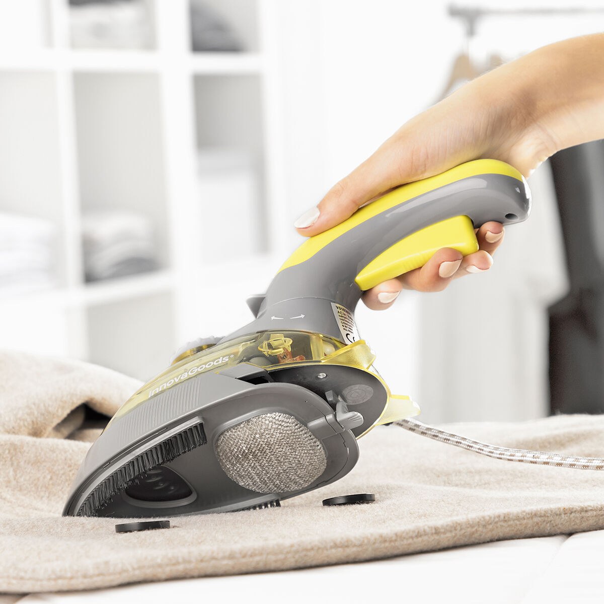 Vertikalt och horisontellt mini-ångstrykjärn 2-i-1 Velyron InnovaGoods 800 W - 12