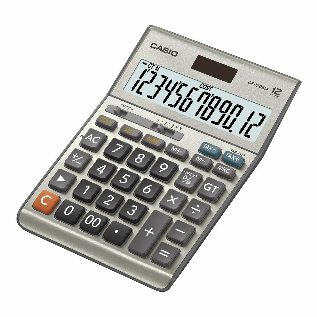 Kalkylator Casio DF-120BM Grå Harts - 2