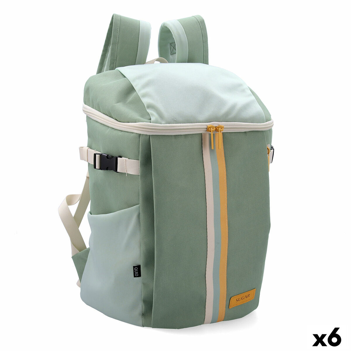 Kylryggsäck Quid Sugar Grön Textil 20 L 30 x 22 x 4 cm (6 antal)