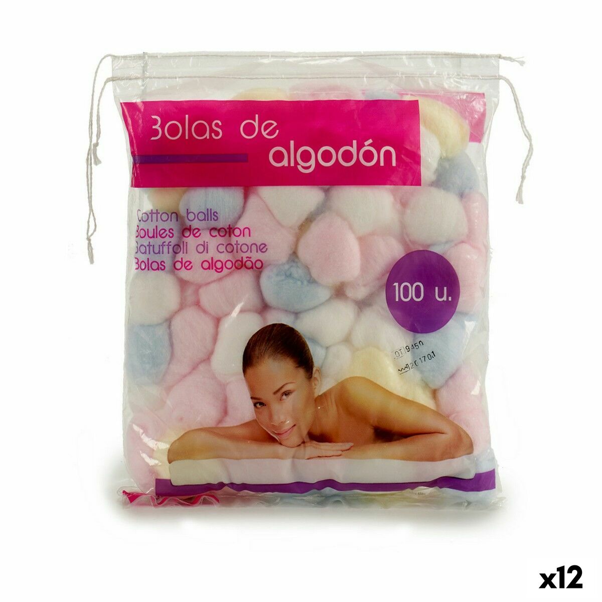 Bomull Multicolour Bollar (12 antal) - 4