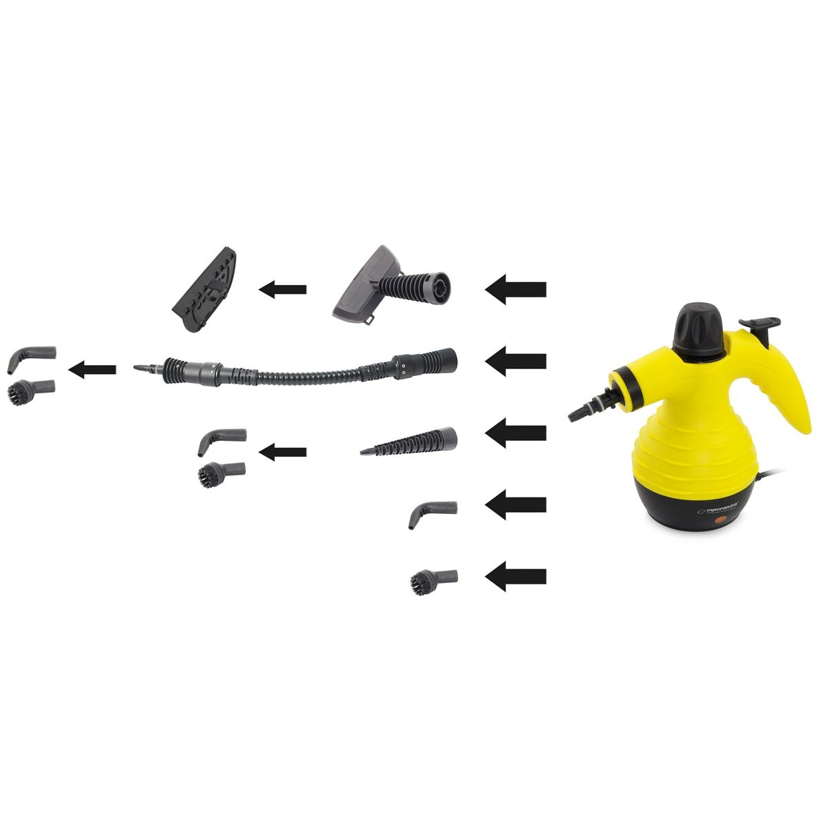 Ångrengöring Esperanza EHS001 900 W - 2