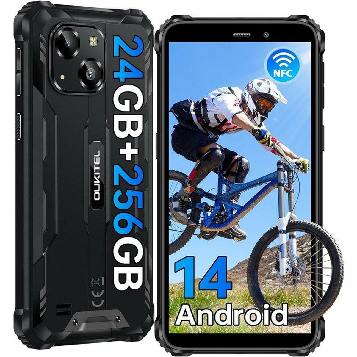 Smartphone Oukitel WP32 PRO 6" UNISOC T606 6 GB RAM 256 GB Svart