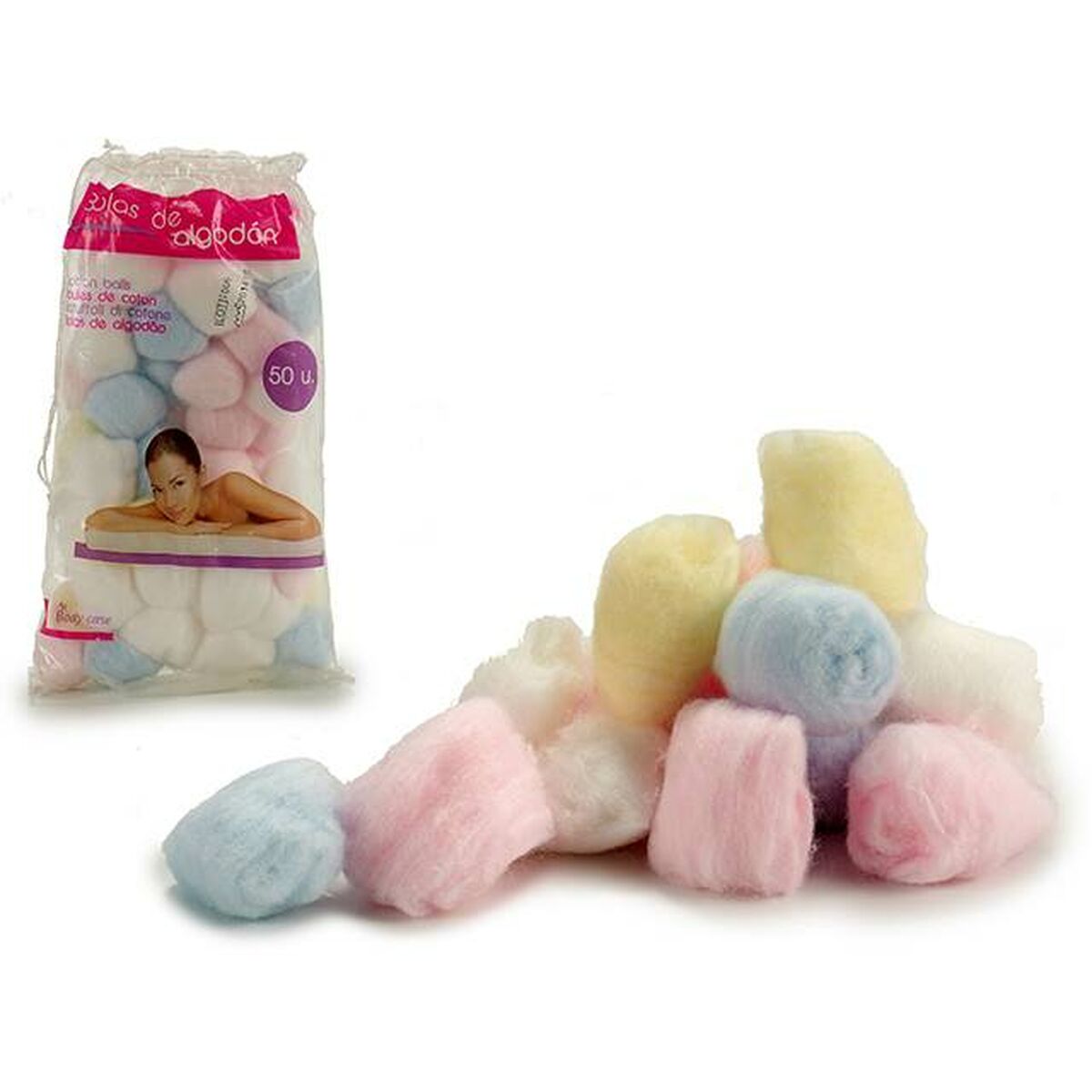 Bomull Bollar Multicolour (24 antal) - 3