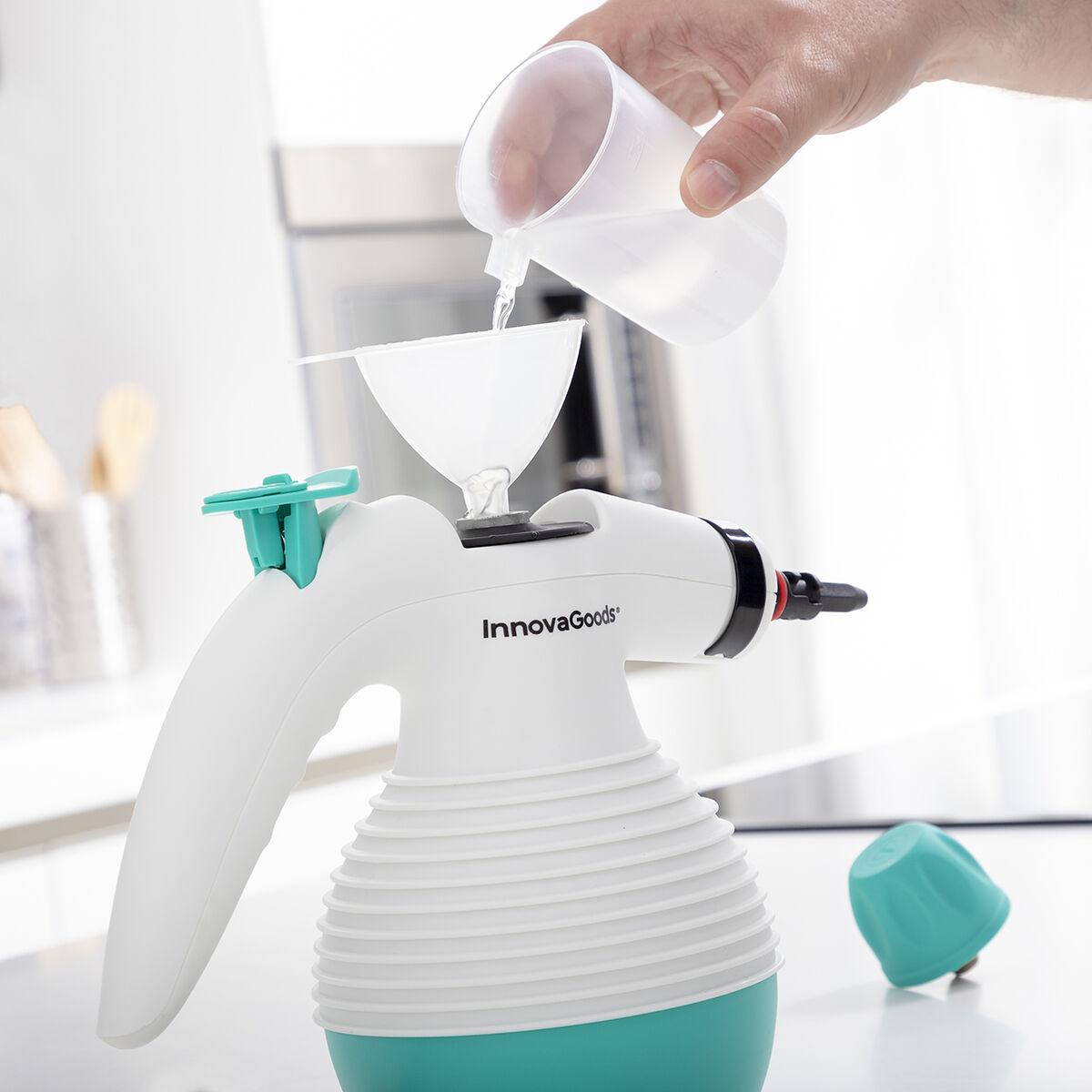 Multifunktionell 9-i-1 handhållen steamer med tillbehör Steany InnovaGoods 0,35 L 3 Bar 1000W - 7