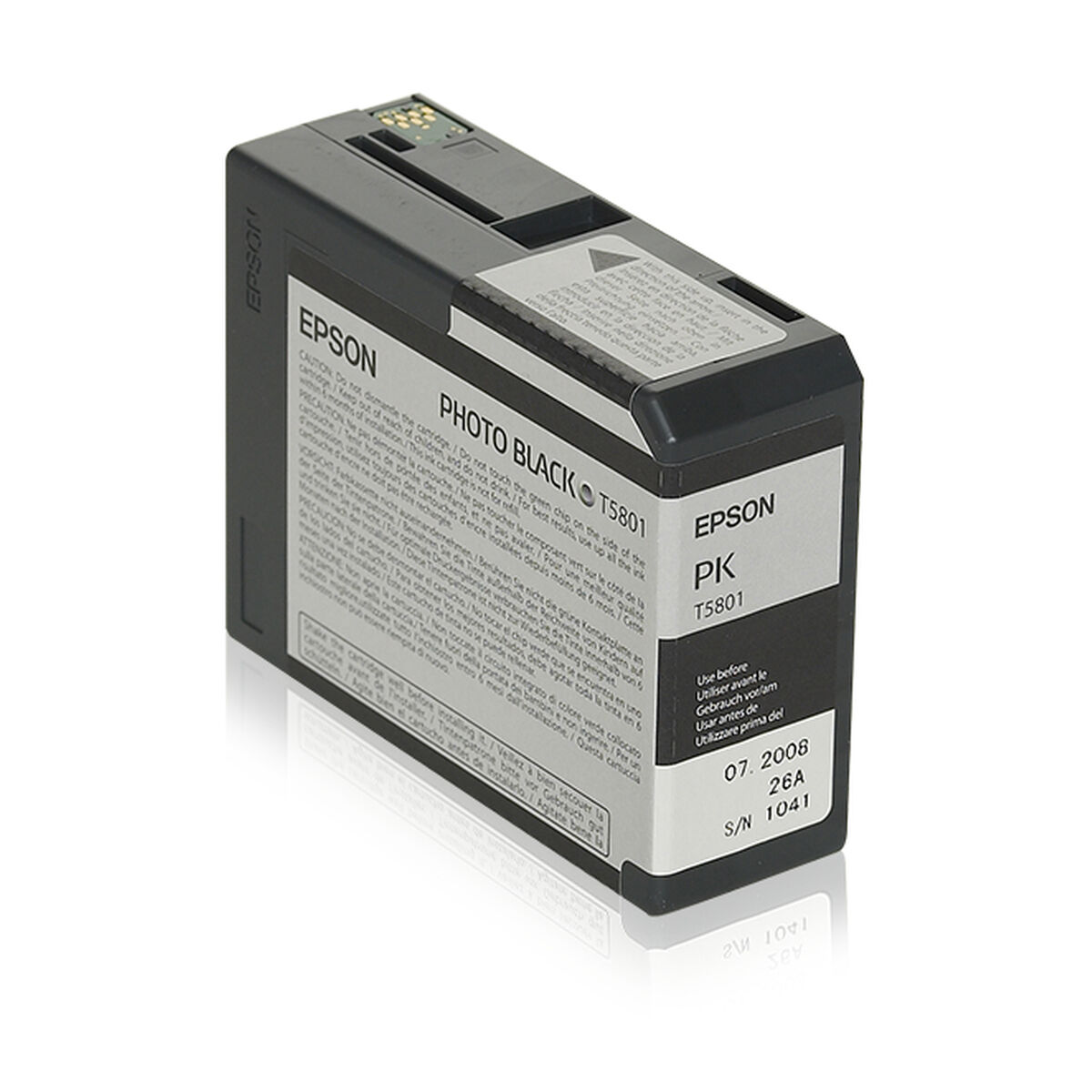 Original Bläckpatron Epson C13T580100 Svart
