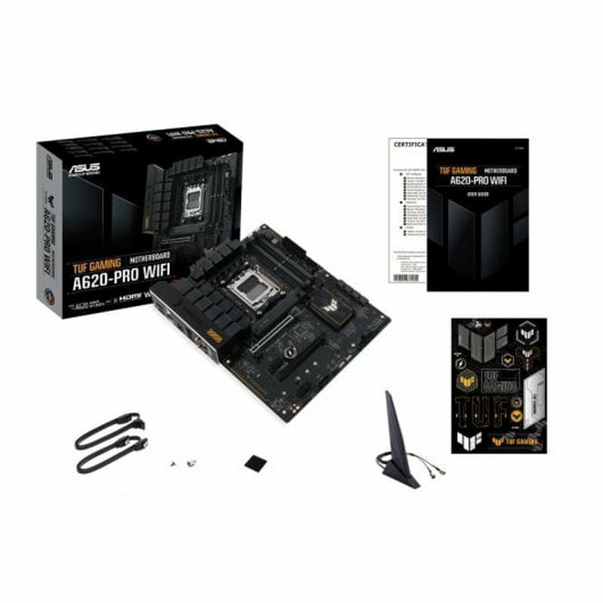 Moderkort Asus TUF GAMING A620M-PRO WI-FI AMD AM5 AMD A620 - 2