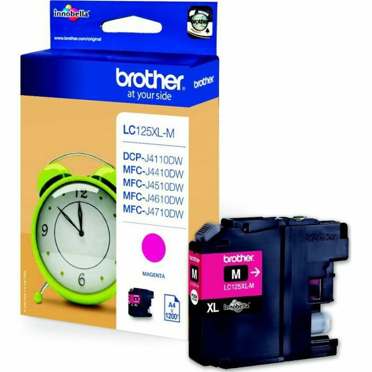 Original Bläckpatron Brother Röd Magenta