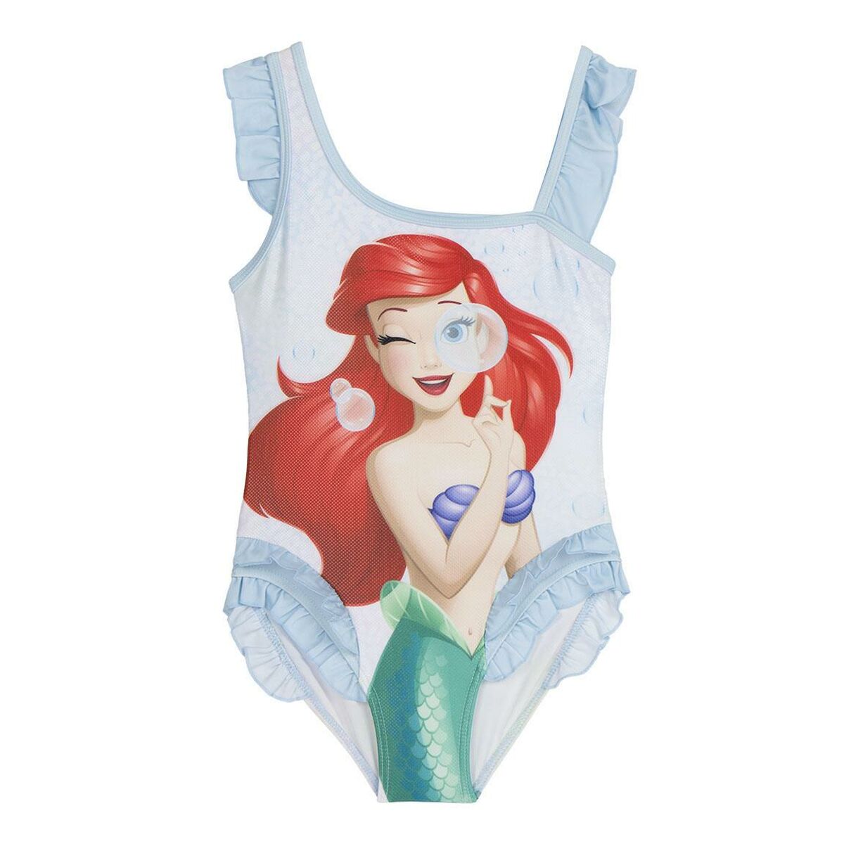 Baddräkt, Flickor Disney Princess Ljusblå