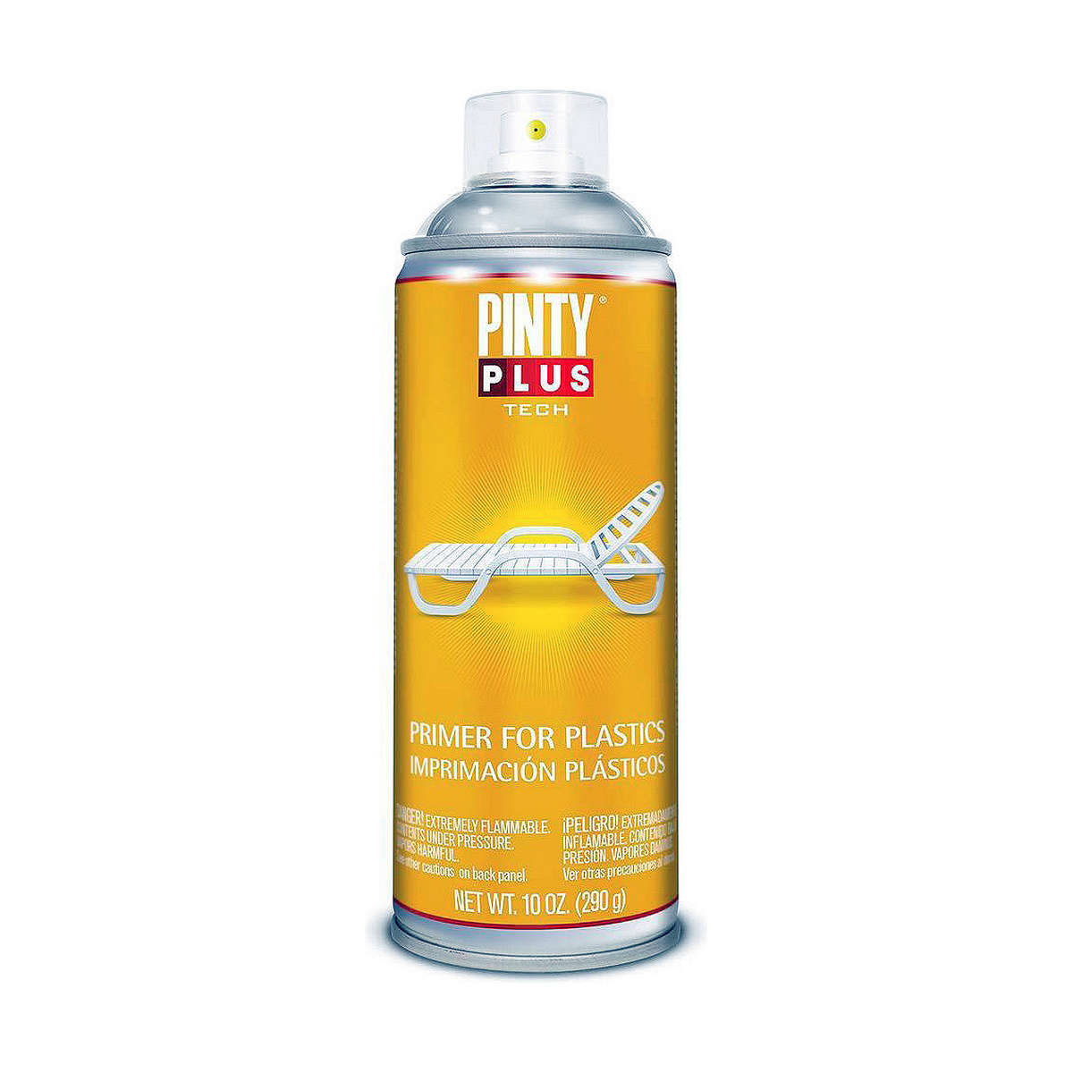 Sprejfärg Pintyplus Tech I199 Plast Utskrift Transparent 400 ml - 3