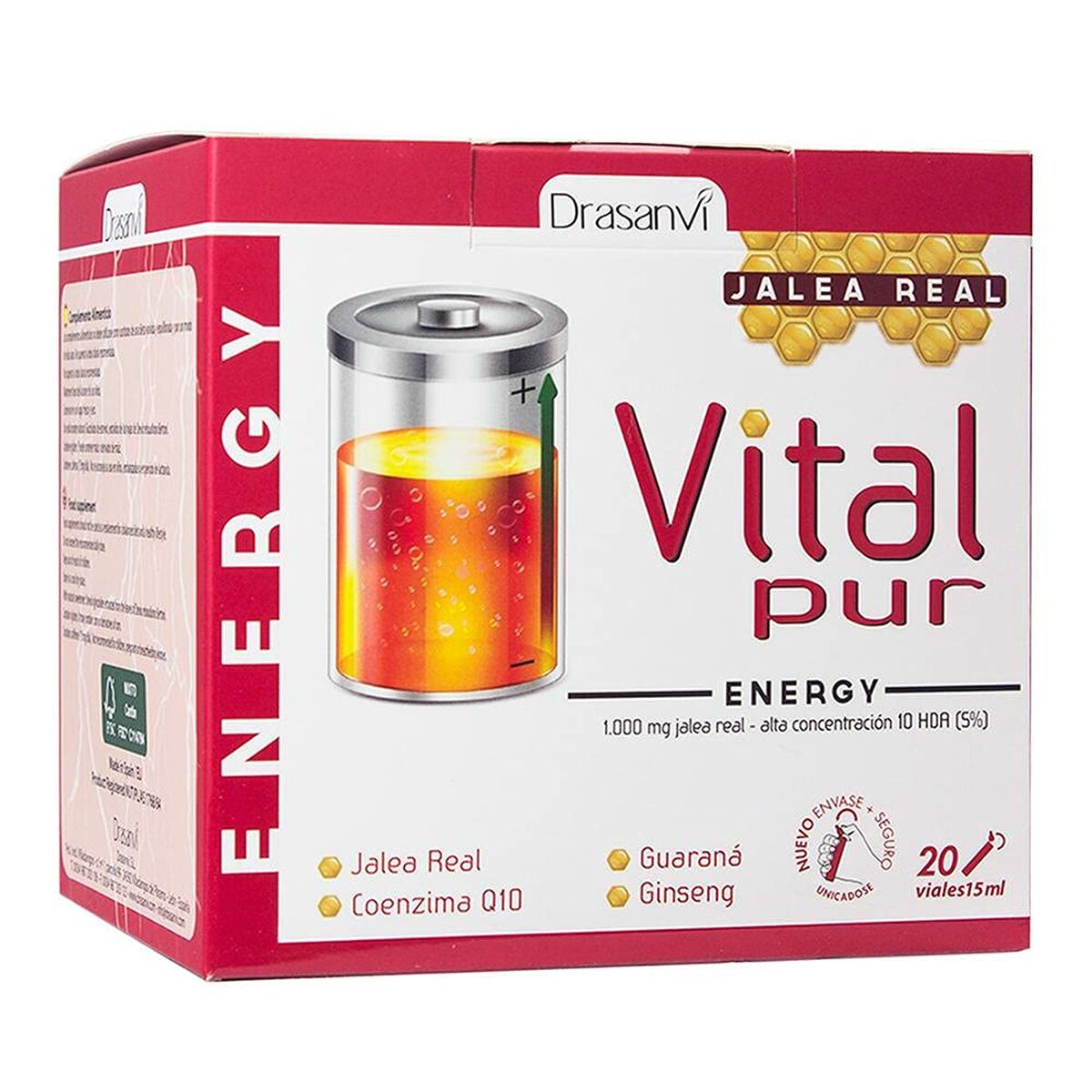 Gelé kunglig Drasanvi Vitalpur 15 ml 20 antal - 2