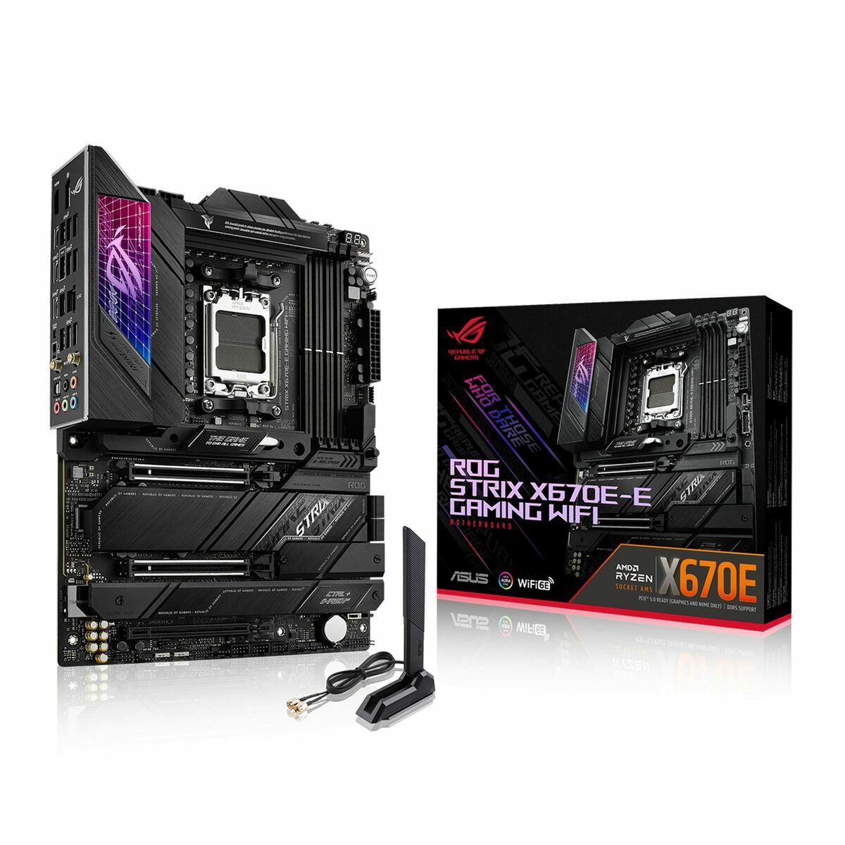 Moderkort Asus ROG STRIX X670E-E GAMING WIFI AMD AM5 - 2