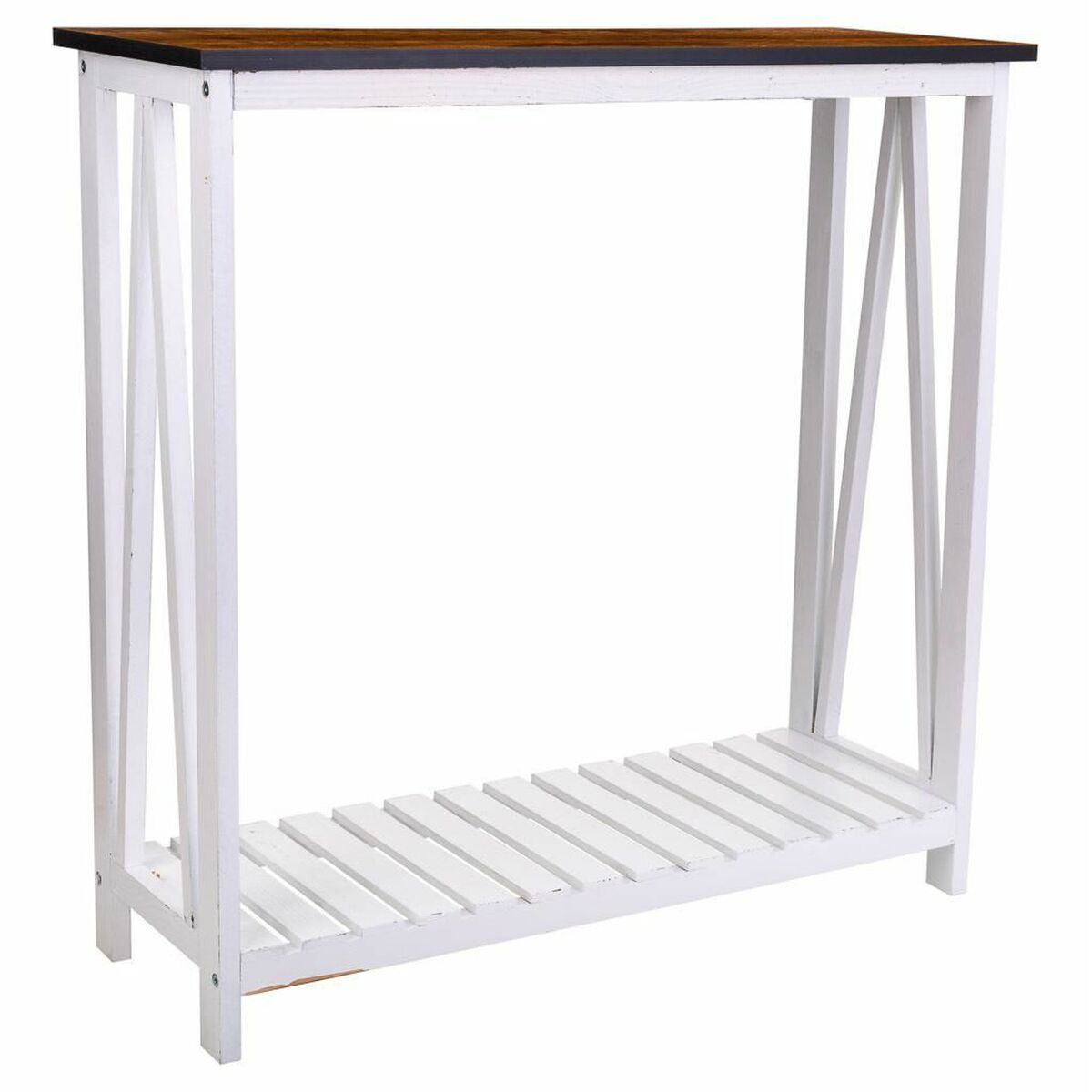 Mottagare Alexandra House Living Vit 30 x 80 x 80 cm