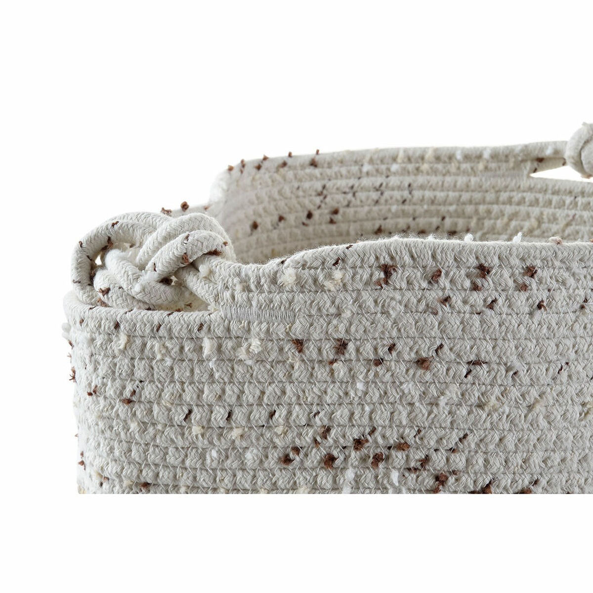 Korg - set DKD Home Decor Bomull Boho Rusar (36 x 26 x 42 cm) (3 Delar) - 12