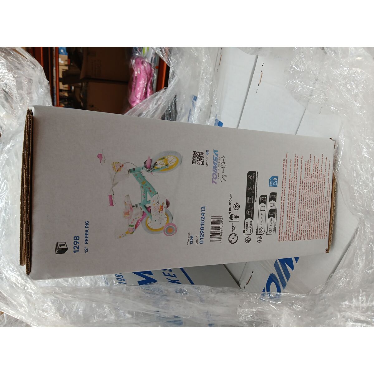 Barncykel Peppa Pig 12" 12" - 3