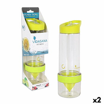 Flaska Kitchen Tropic Gul 7,5 x 24,5 cm Mixer (2 antal)