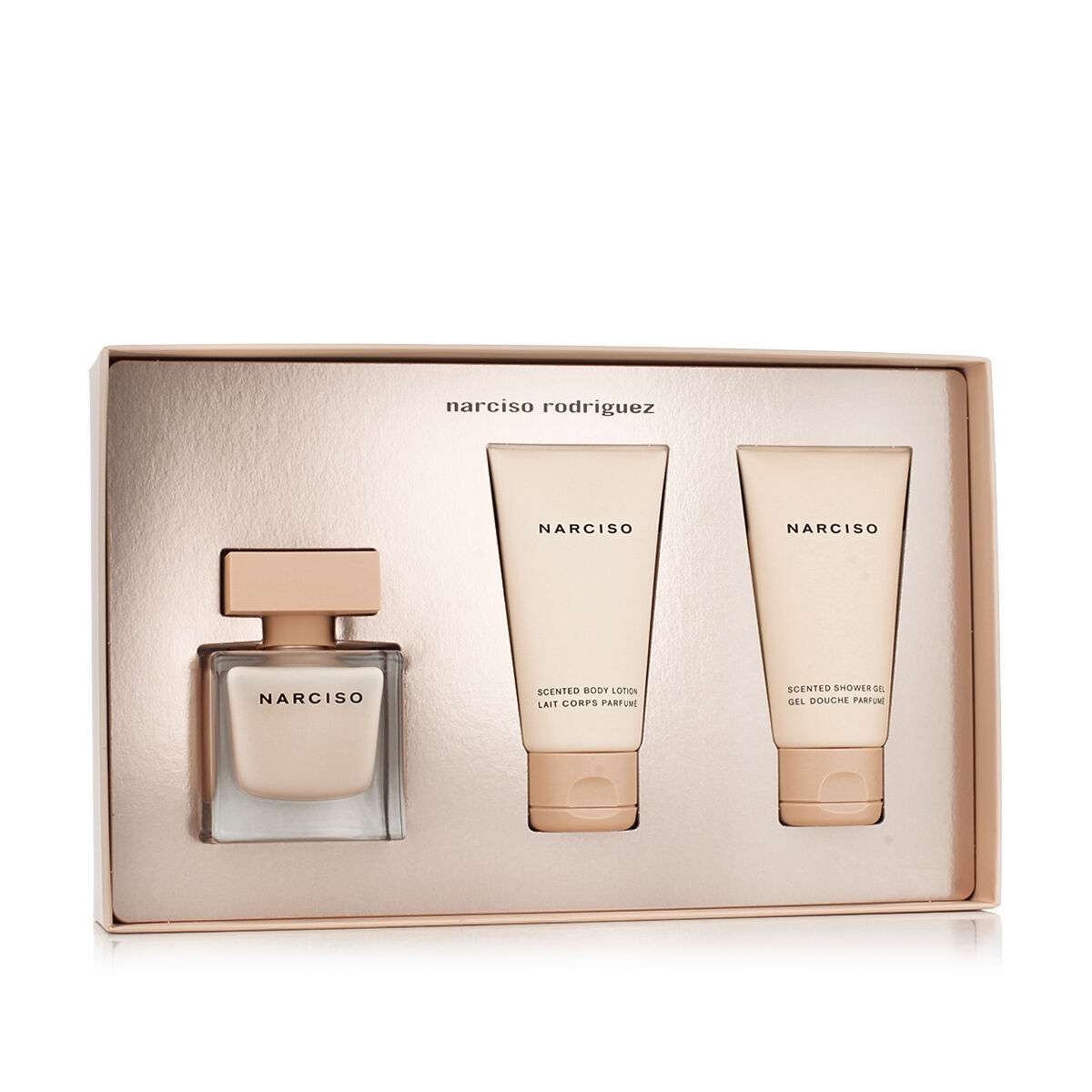 Parfym Unisex Narciso Rodriguez Narciso Poudrée EDP 3 Delar - 2