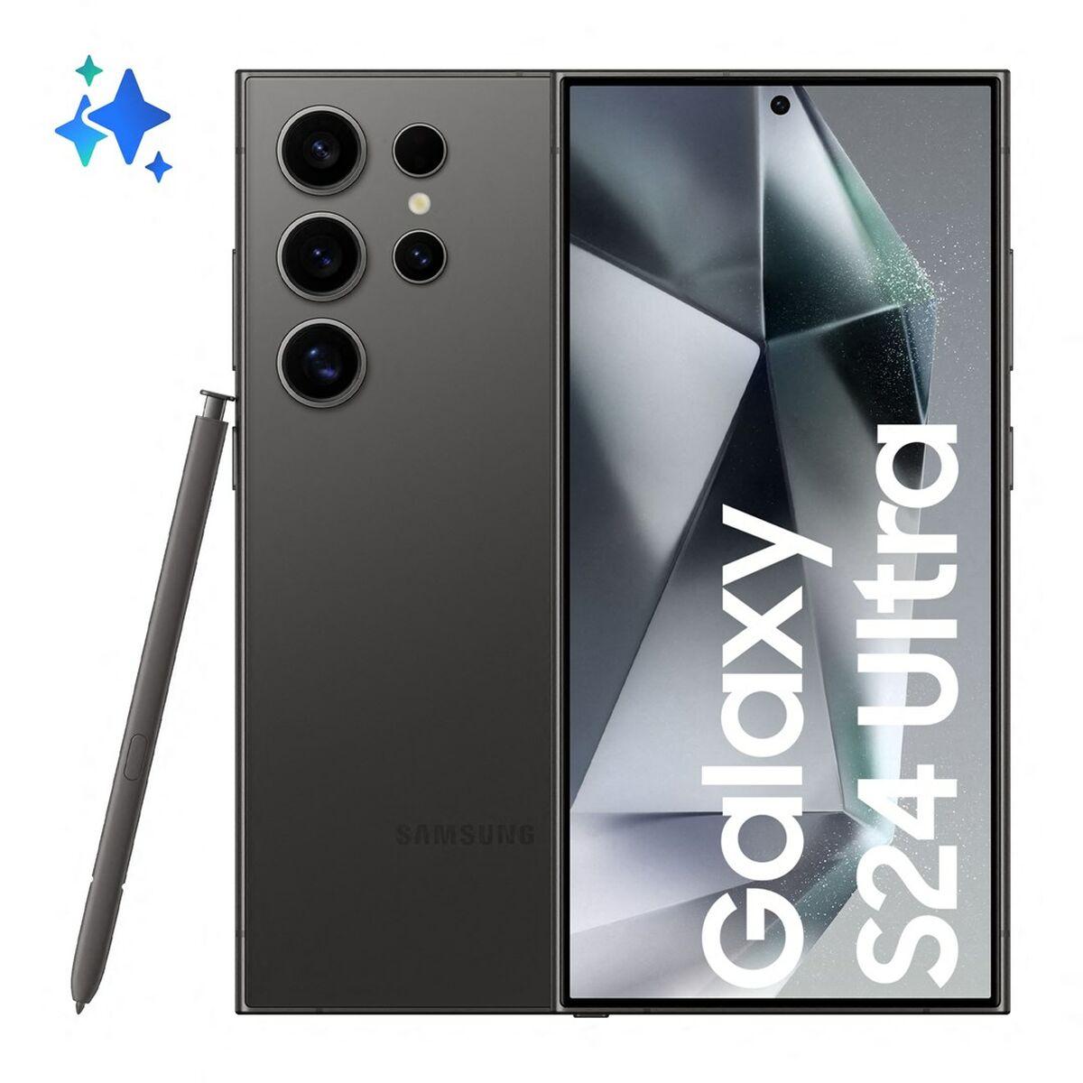 Smartphone Samsung Galaxy S24 Ultra 6,8" SNAPDRAGON 8 gen 3 12 GB RAM 256 GB Svart Titan