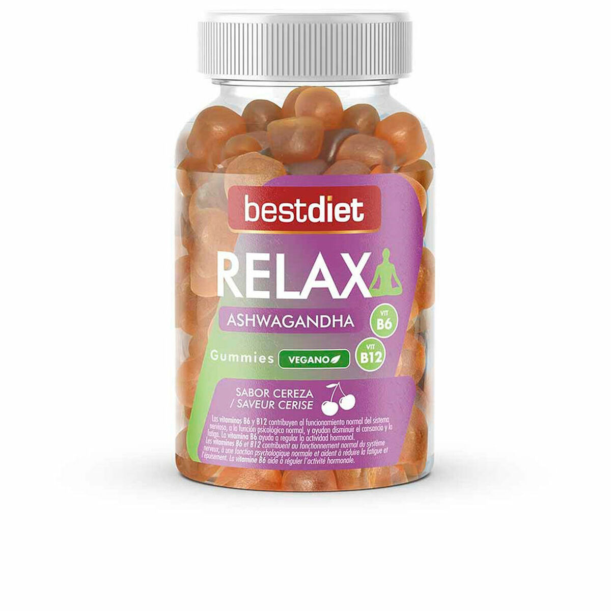 Kosttillskott Best Diet Relax Aswagandha tandkött 60 antal - 2