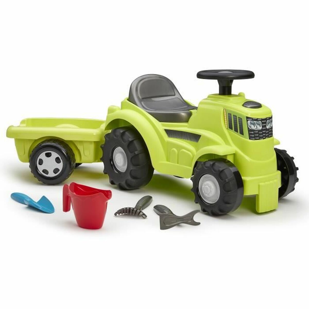 Trehjuling Ecoiffier Släp Traktor - 9