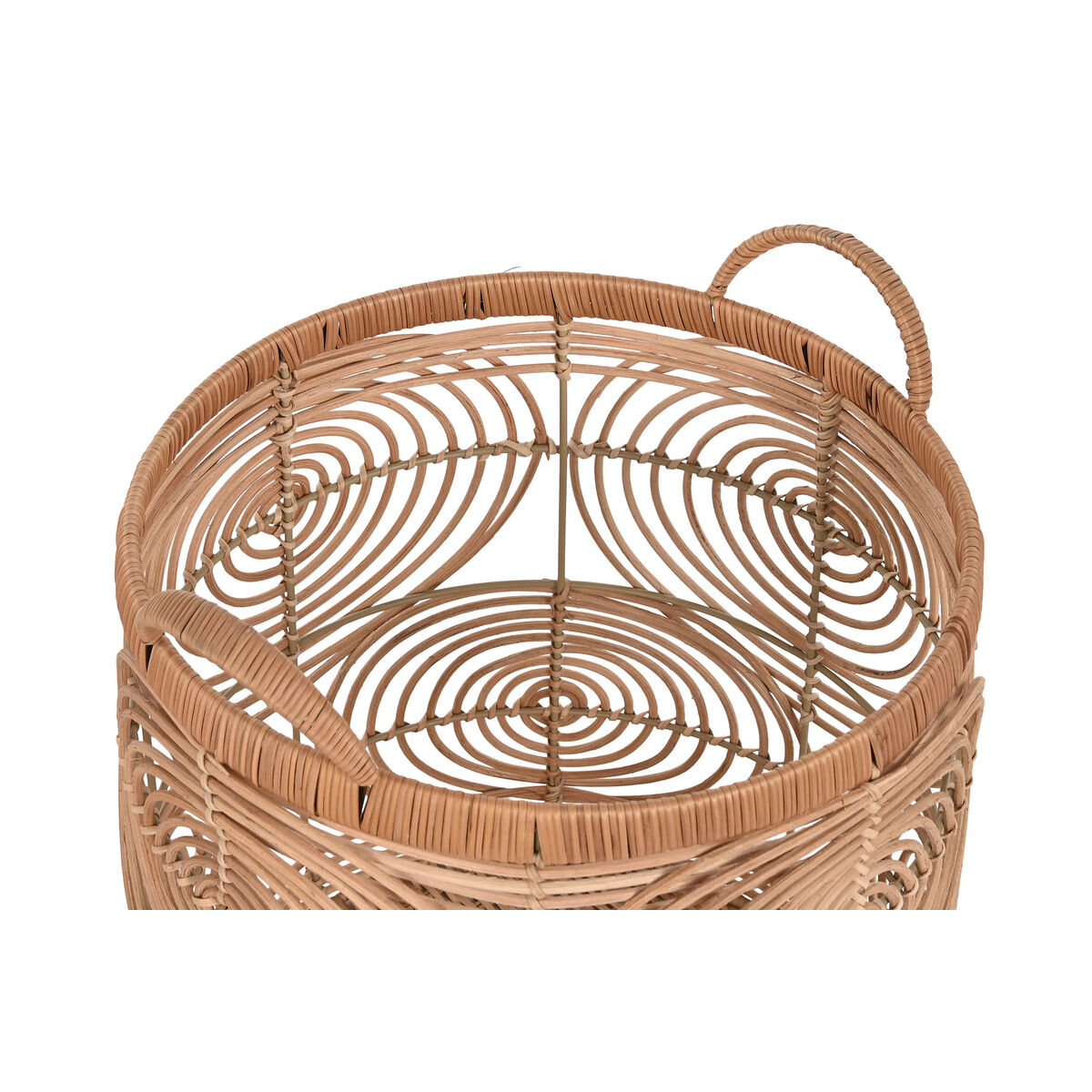 Korg - set DKD Home Decor Naturell Ljusbrun Tropiskt 40 x 40 x 47 cm - 3