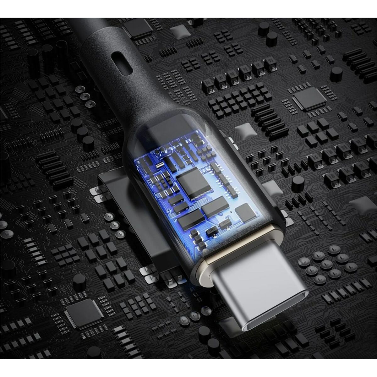 USB-kabel Aukey CB-SCC241 Svart 1 m 240 W - 3