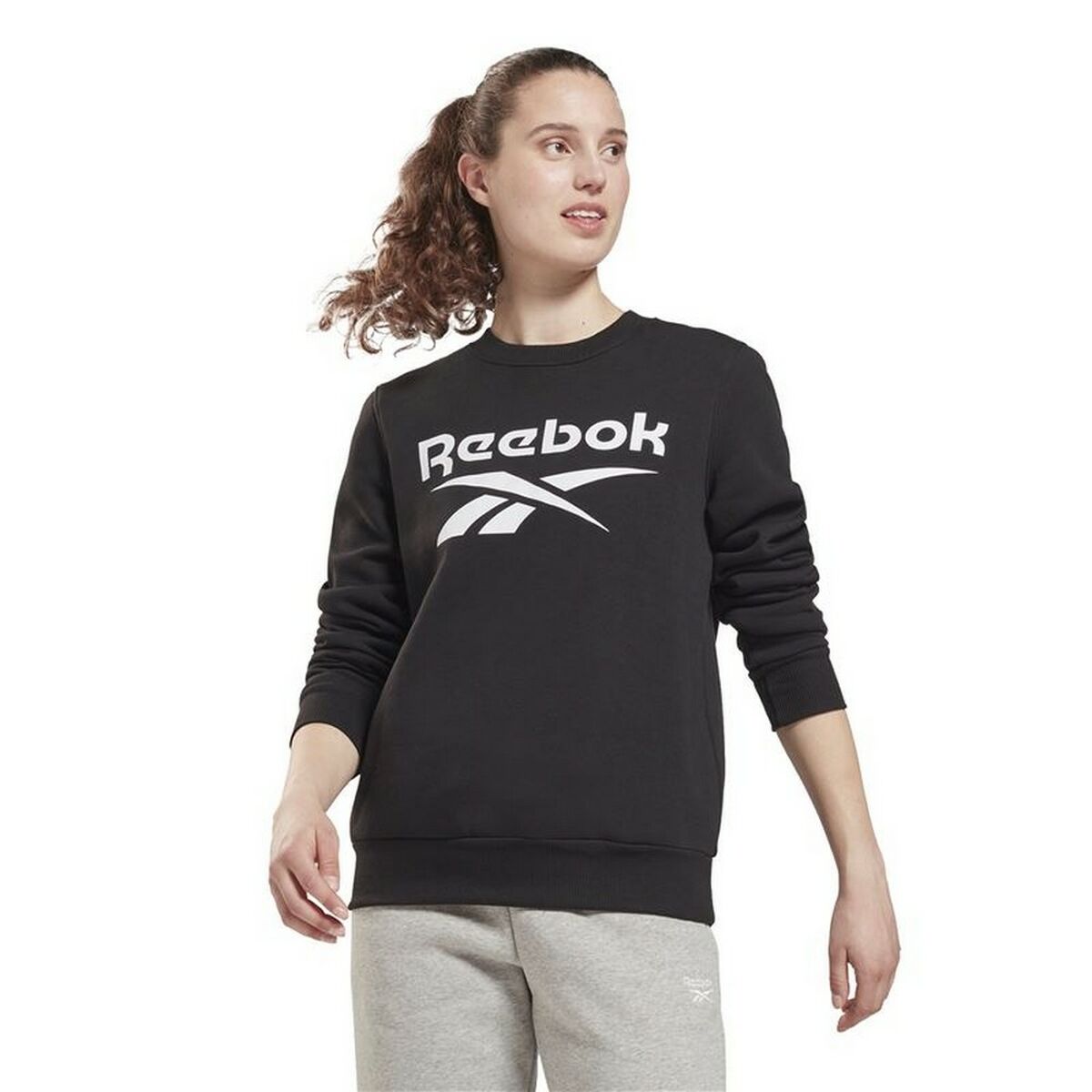 Tröja utan huva Dam Reebok Identity Logo W - 5