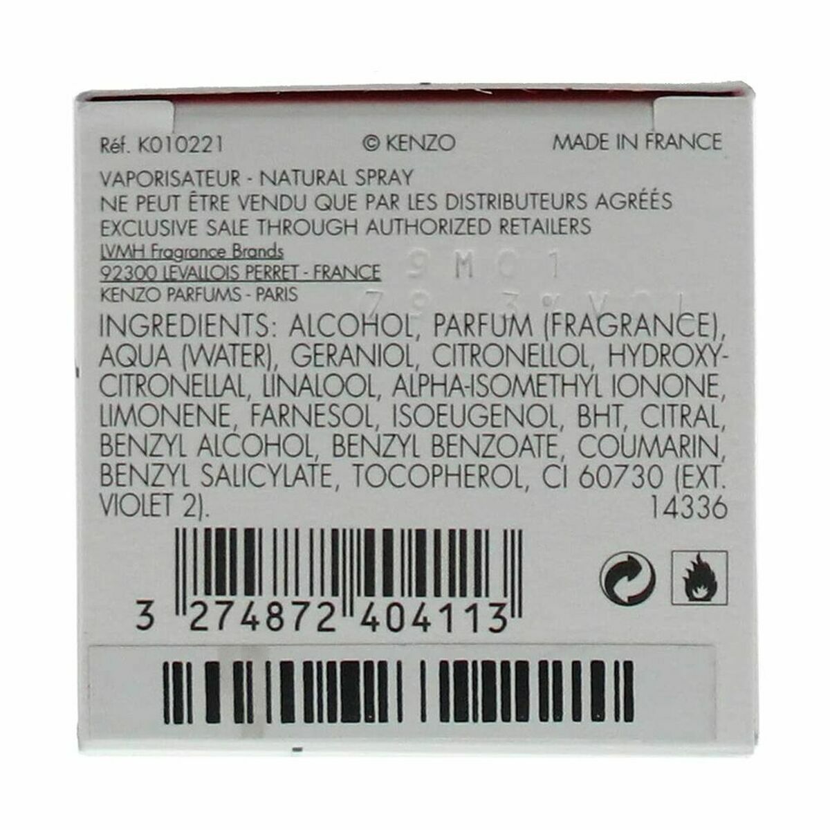 Parfym Damer Kenzo 120767 EDP 30 ml - 3