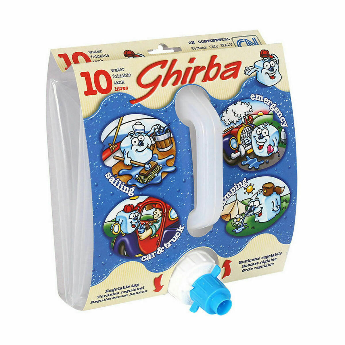 Vattenflaska GHIRBA Hopfällbar 22 x 22 x 22 cm (32 antal) - 3