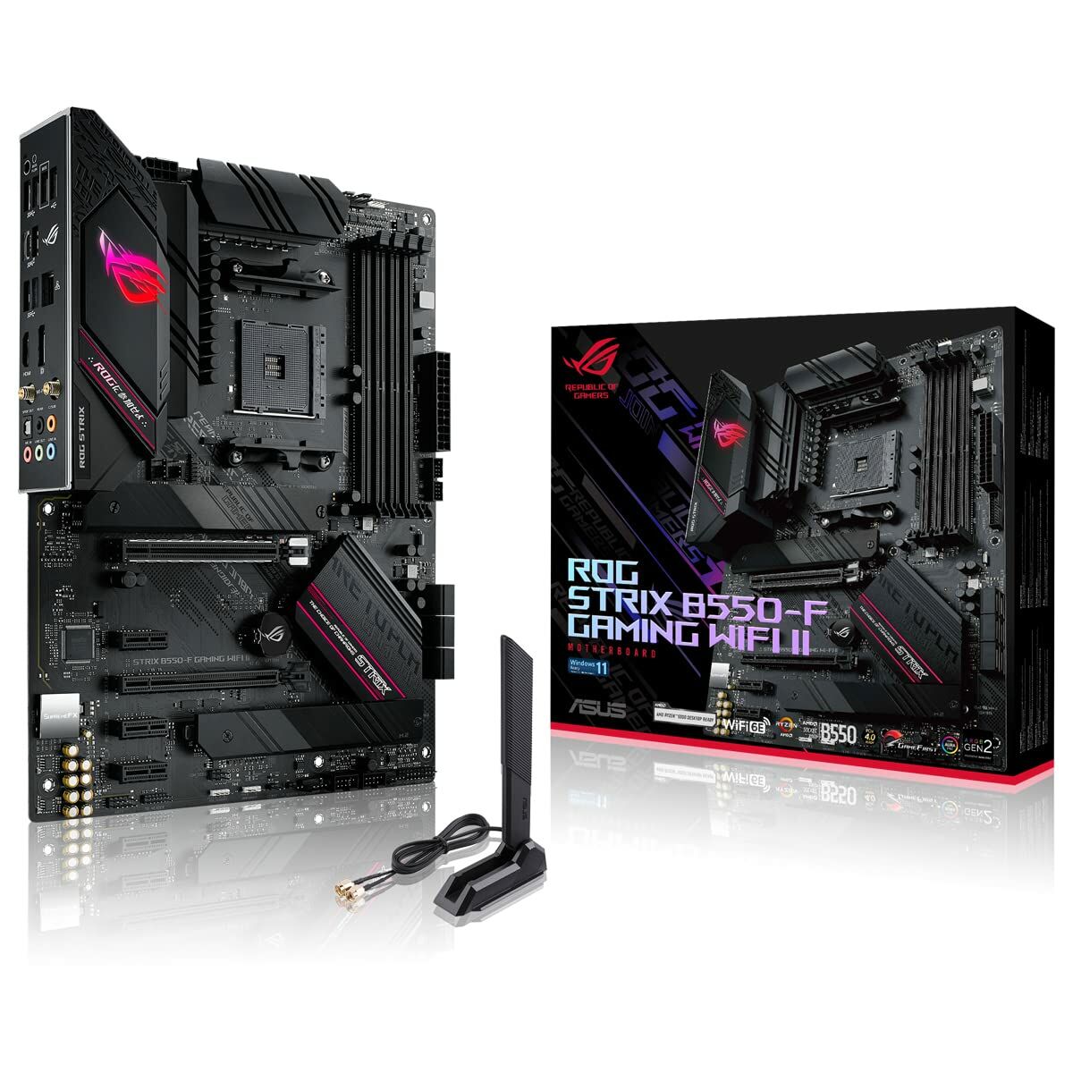 Moderkort Asus ROG STRIX B550-F GAMING WIFI II AMD B550 AMD AM4 - 3