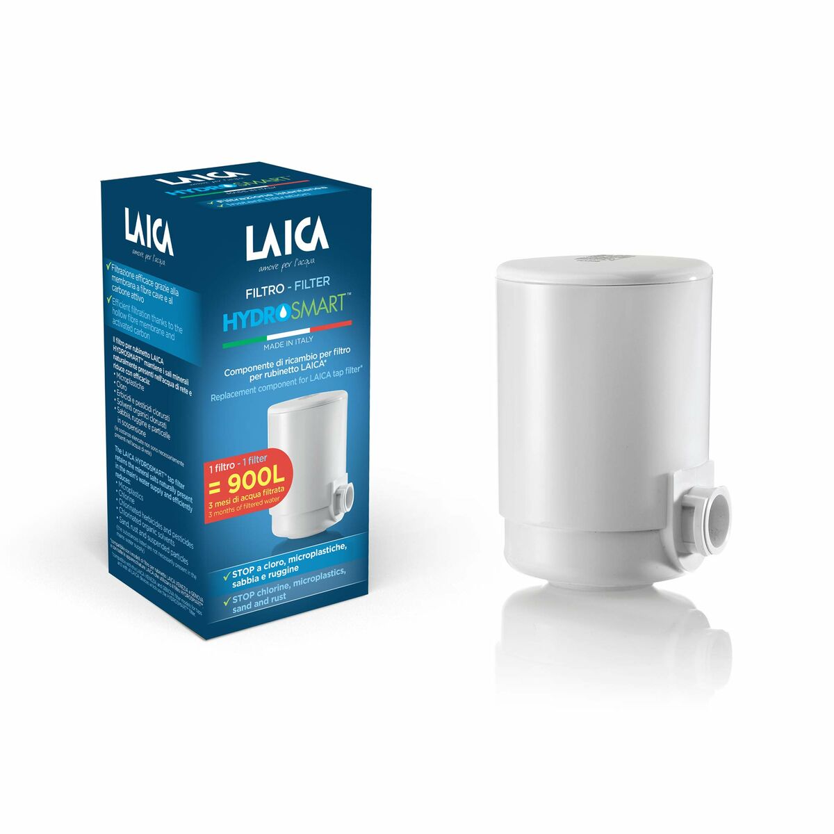 Kranfilter LAICA FR01M Vit Plast Kranfilter - 2