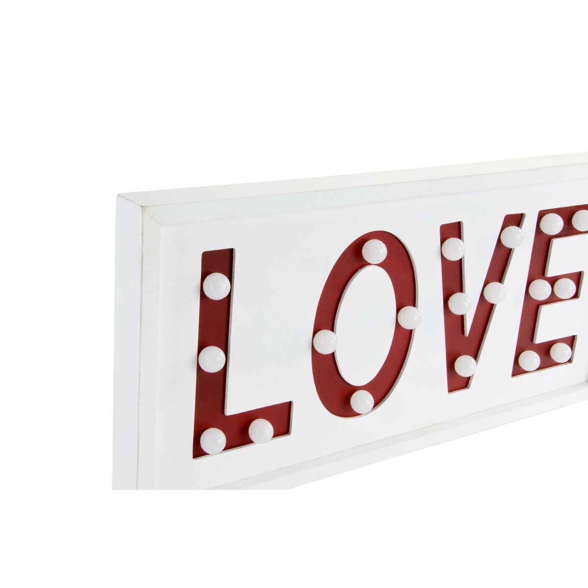 Väggdekoration DKD Home Decor Vit Röd Urban 48 x 4 x 22 cm (2 antal) - 7