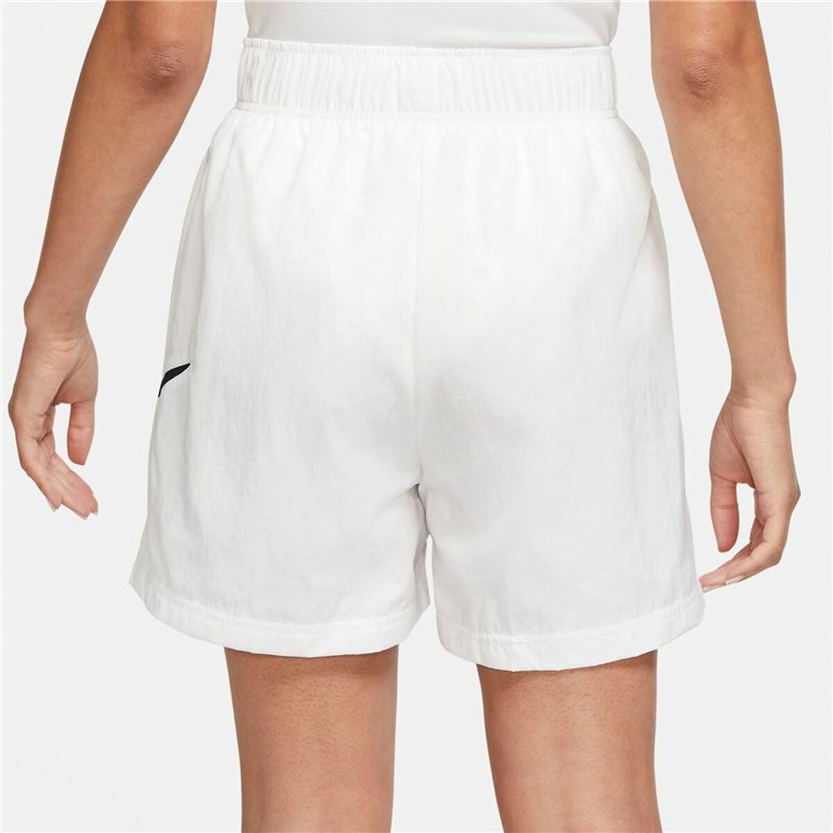 Sportshorts för kvinnor Nike Sportswear Essential Vit - 4