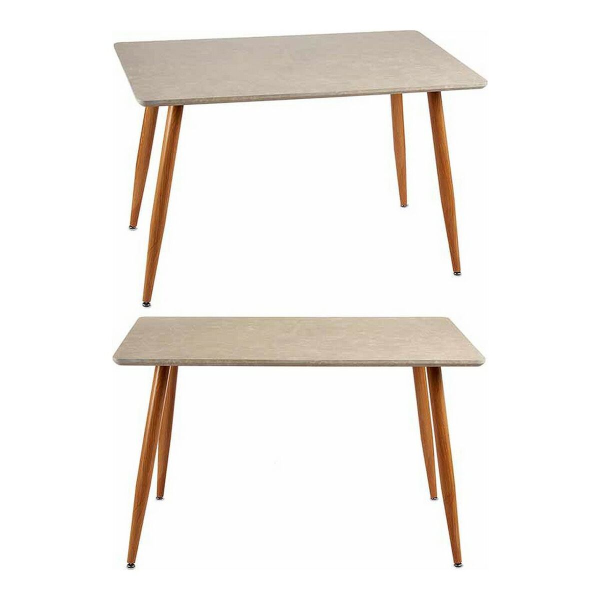 Sidobord Gift Decor Vit Brun Trä 70 x 120 x 75 cm Sten - 6